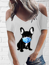 Load image into Gallery viewer, Casual cotton print short sleeve t-shirt
