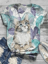 Load image into Gallery viewer, Camiseta estampada manga corta
