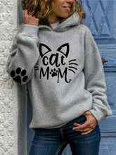 Load image into Gallery viewer, Cat Mom Hoodie para mulheres