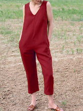 Load image into Gallery viewer, Linen jumpsuit