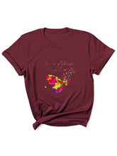 Load image into Gallery viewer, Wild butterfly print T-shirt