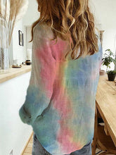 Load image into Gallery viewer, Color-dyed cotton and linen women's shirt