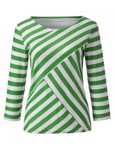 Load image into Gallery viewer, Camisa listrada com painéis
