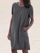 Load image into Gallery viewer, Vestido con cómodos bolsillos laterales