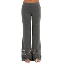 Load image into Gallery viewer, Frauen Spitze Hollow Causal Wide Leg Baggy Pants