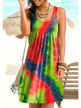 Load image into Gallery viewer, Vestido tie-dye feminino