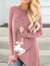 Load image into Gallery viewer, Camiseta com bainha cruzada irregular e listras em cetim com estampa elefante