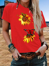 Load image into Gallery viewer, Camiseta casual de manga curta para mulheres