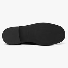 Load image into Gallery viewer, Black / Brown Patent Leather Oxfords