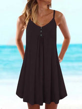 Load image into Gallery viewer, Vestido sexy suelto con tirantes en V