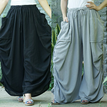 Load image into Gallery viewer, Women's boho side pockets with wide flared pants