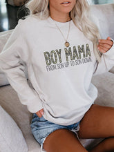 Load image into Gallery viewer, Boy Mama From Son Up to Son Down Moletom feminino