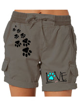 Load image into Gallery viewer, Dear Dog Paw shorts cargo com estampa