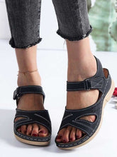 Load image into Gallery viewer, Retro Wedge Sandals for Women Car Line Non-slip Flat Sandals