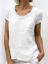 Load image into Gallery viewer, Camisa de manga curta em tecido especial