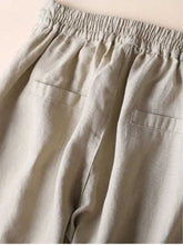 Load image into Gallery viewer, Loose harem pants for women short pants