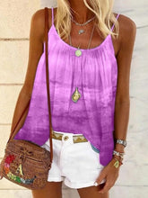 Load image into Gallery viewer, Women's loose-fit tank top with tie-dye print