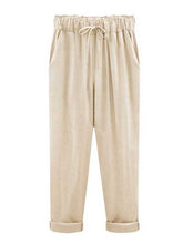 Load image into Gallery viewer, Casual linen pants for women
