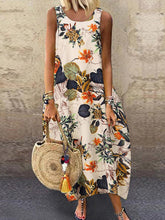 Load image into Gallery viewer, Vestido colete estampado confortável para mulheres