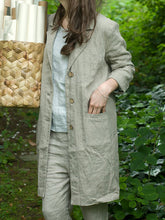Load image into Gallery viewer, Women's linen work jacket