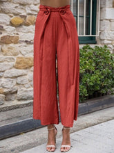 Load image into Gallery viewer, Women's Plus Size High Waisted Cotton and Linen Pants