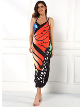Load image into Gallery viewer, Vestido feminino sexy com estampa borboleta