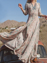 Load image into Gallery viewer, Vestido estampado moda boêmia feminina