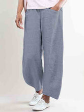 Load image into Gallery viewer, Calça reta casual de linho