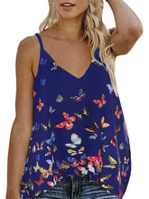 Load image into Gallery viewer, Casaco feminino sexy com estampa borboleta com decote em V