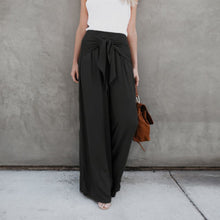 Load image into Gallery viewer, Pantalones acampanados casuales sueltos con pierna ancha Palazzo de pierna ancha de moda para mujer