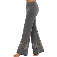 Load image into Gallery viewer, Frauen Spitze Hollow Causal Wide Leg Baggy Pants