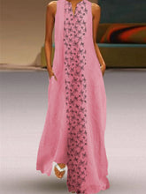 Load image into Gallery viewer, Women's Butterfly Print Sleeveless Beach Dress