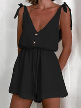 Load image into Gallery viewer, Buttoned jumpsuit with straps