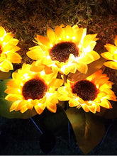 Load image into Gallery viewer, Lanterna Solar Decoração Girassol