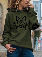 Load image into Gallery viewer, Cat Mom Hoodie para mulheres

