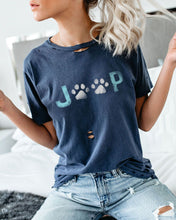 Load image into Gallery viewer, Joop Dog Paw Print Camiseta feminina
