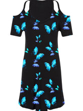 Load image into Gallery viewer, Butterfly print dress for women
