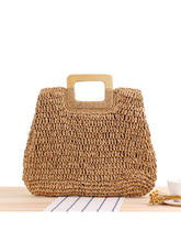 Load image into Gallery viewer, Bolso vintage calado tejido a mano para mujer
