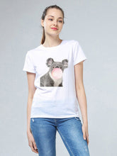 Load image into Gallery viewer, Women's Koala Print Short Sleeve T-Shirt
