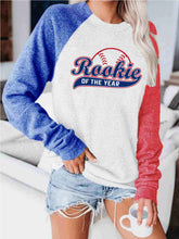Load image into Gallery viewer, ROOKIE OF THE YEAR Beisebol feminino Estampado Top
