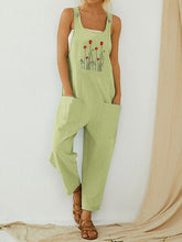 Load image into Gallery viewer, Los estampados de moda para mujer son cómodos y cómodos con combinaciones de algodón y lino.
