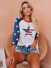 Load image into Gallery viewer, Women's American Flag Star Print Top
