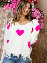 Load image into Gallery viewer, Suéteres PINK Heart On My Sleeve Blend
