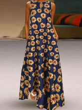 Load image into Gallery viewer, Vestido con estampado de margaritas para mujer
