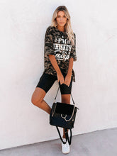 Load image into Gallery viewer, I'm Whisky In A Teacup Printed Camouflage Camiseta
