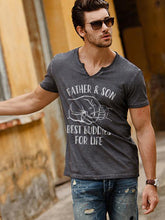 Load image into Gallery viewer, Father &amp; Son Best Buddies For Life Camiseta casual
