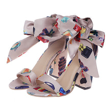 Load image into Gallery viewer, Rosette Heels Printing
