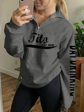Load image into Gallery viewer, Tito EST 2020 Day Drinking Zip Hoodie for Women
