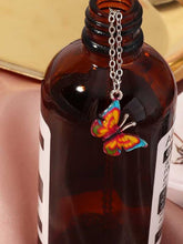 Load image into Gallery viewer, Collar retro mariposa color gota
