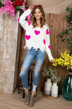 Load image into Gallery viewer, Suéteres PINK Heart On My Sleeve Blend
